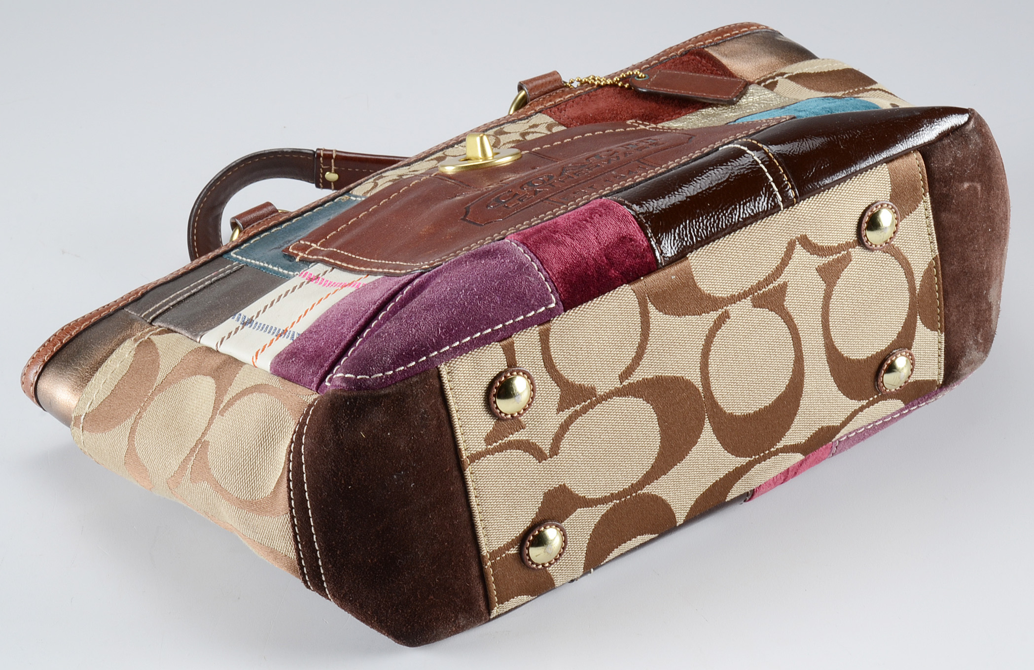 Two Coach Patchwork Handbags