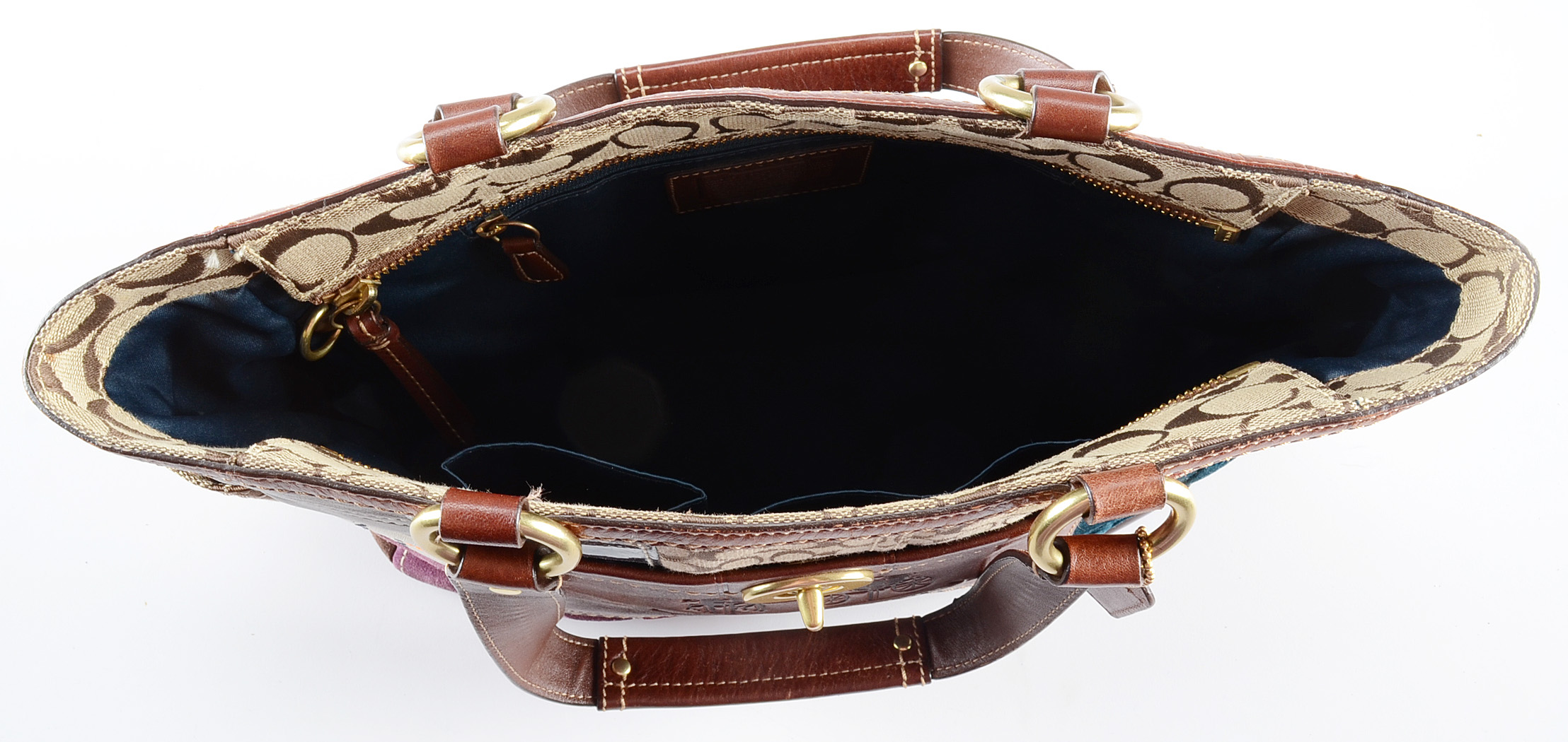 Two Coach Patchwork Handbags