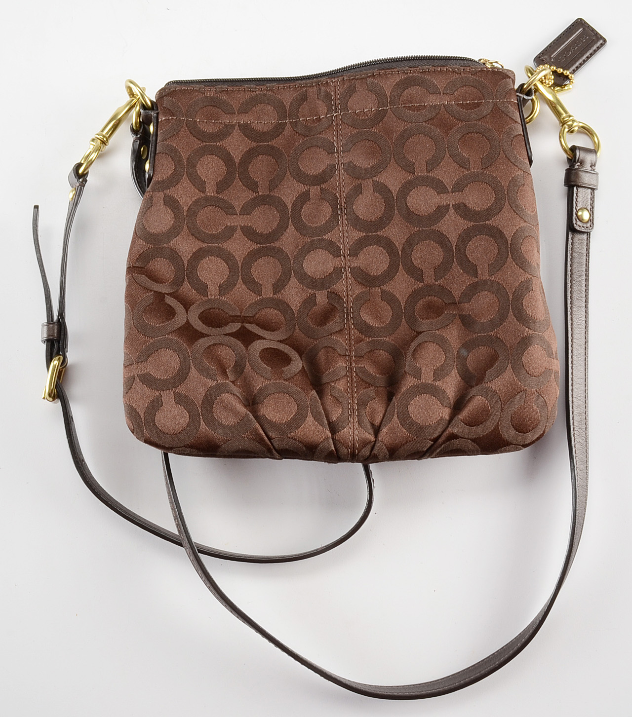 Three Coach Signature Handbags