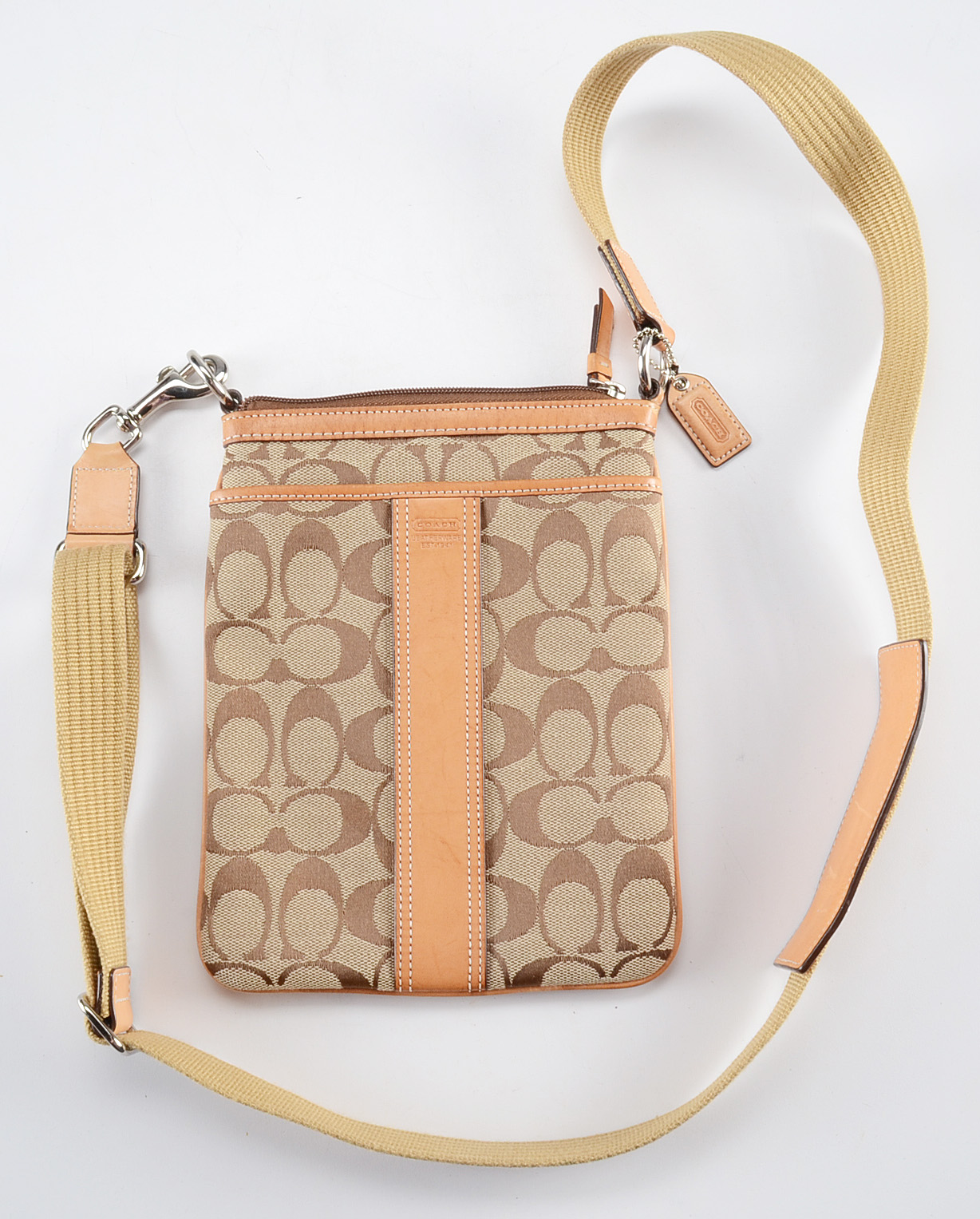 Three Coach Signature Handbags