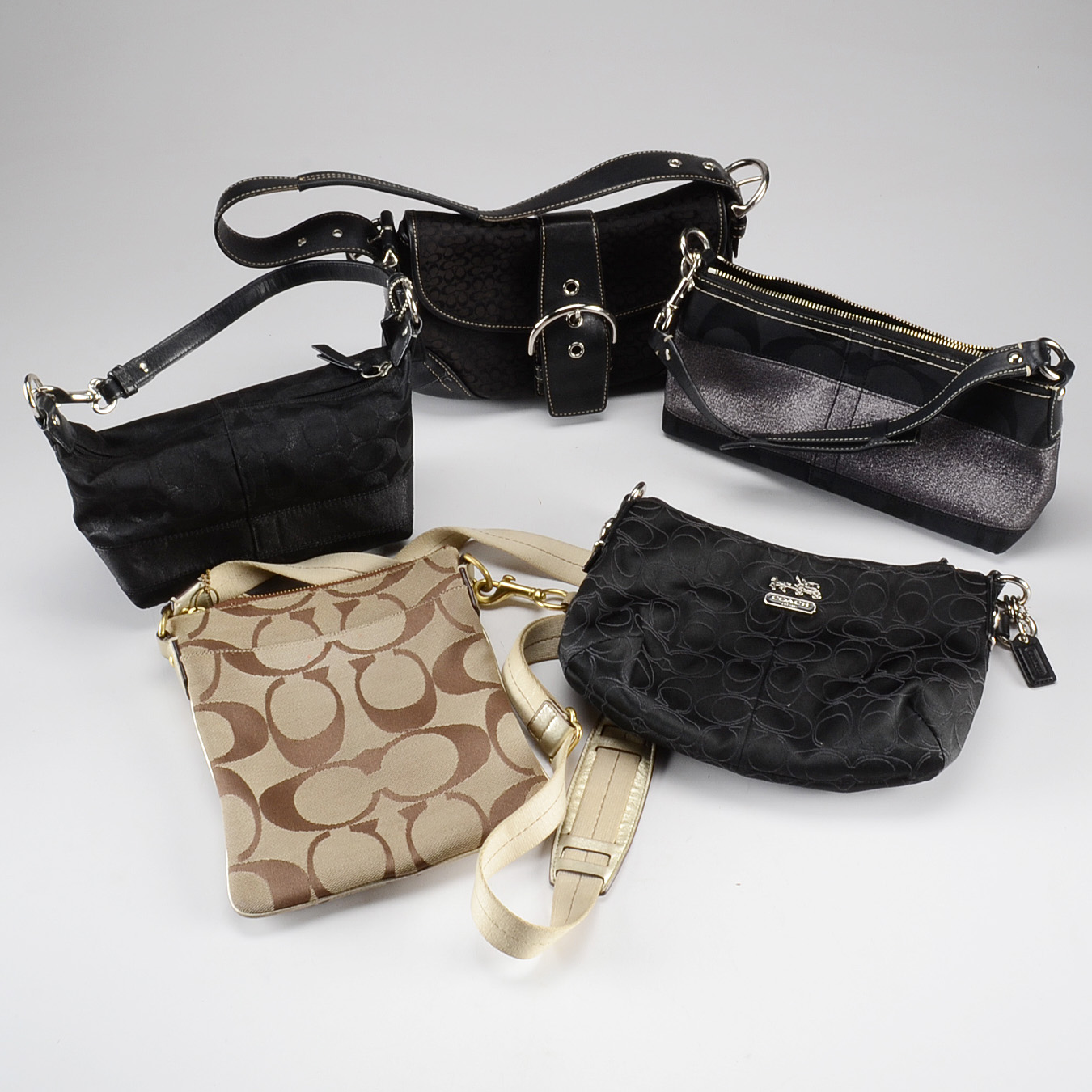 Five Coach Mini Handbags