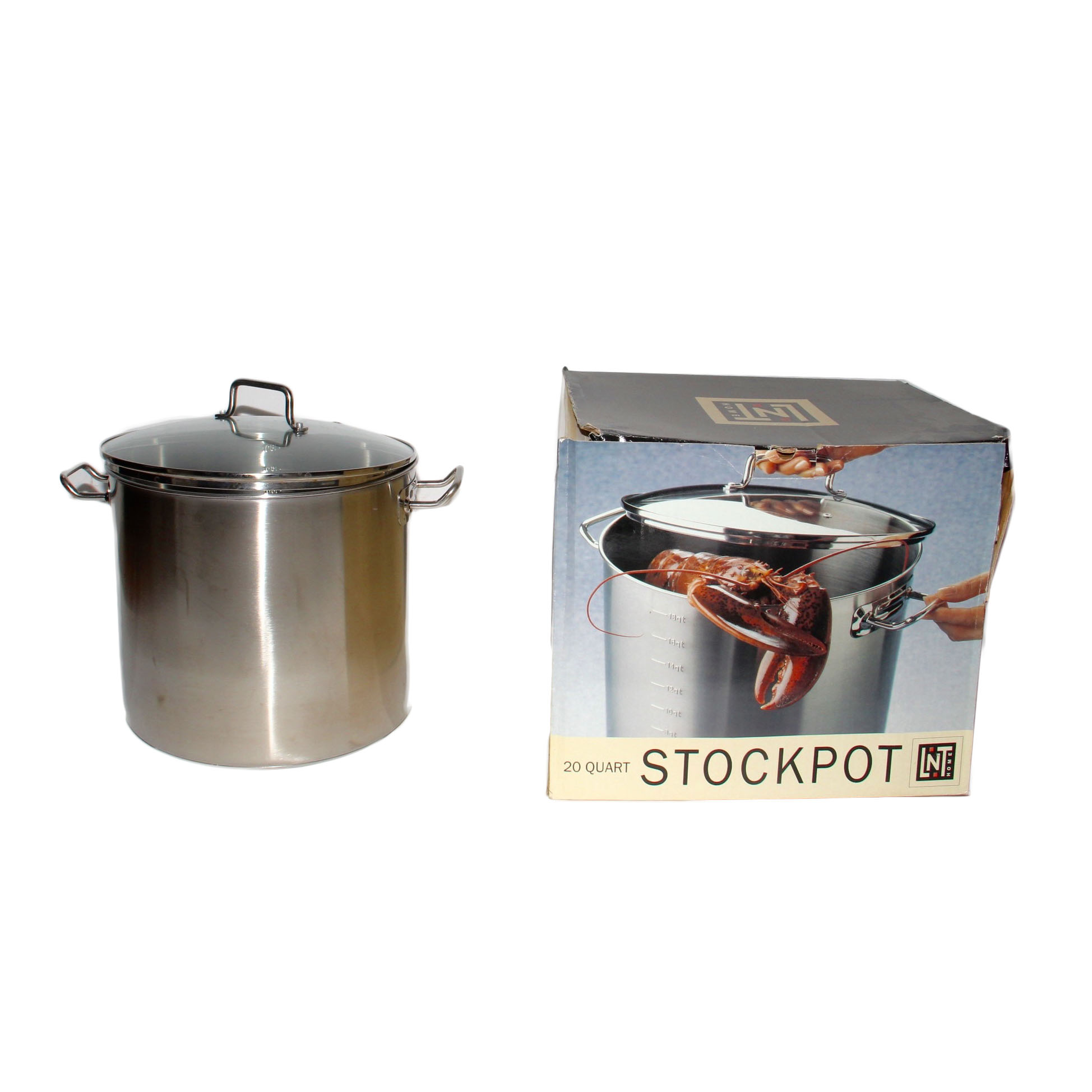 Linens and Things Stainless Steel 20 Quart Stockpot
