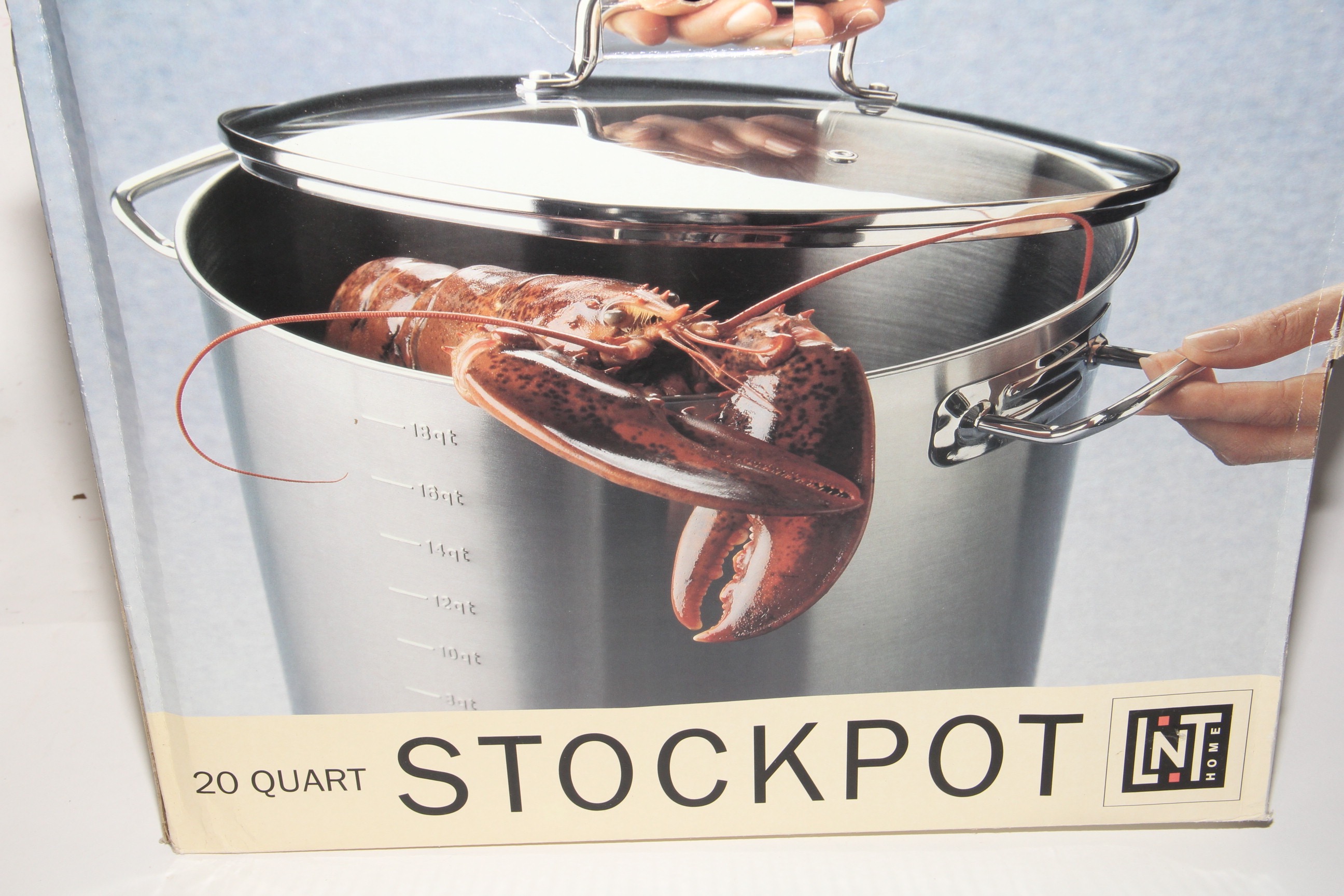 Linens and Things Stainless Steel 20 Quart Stockpot