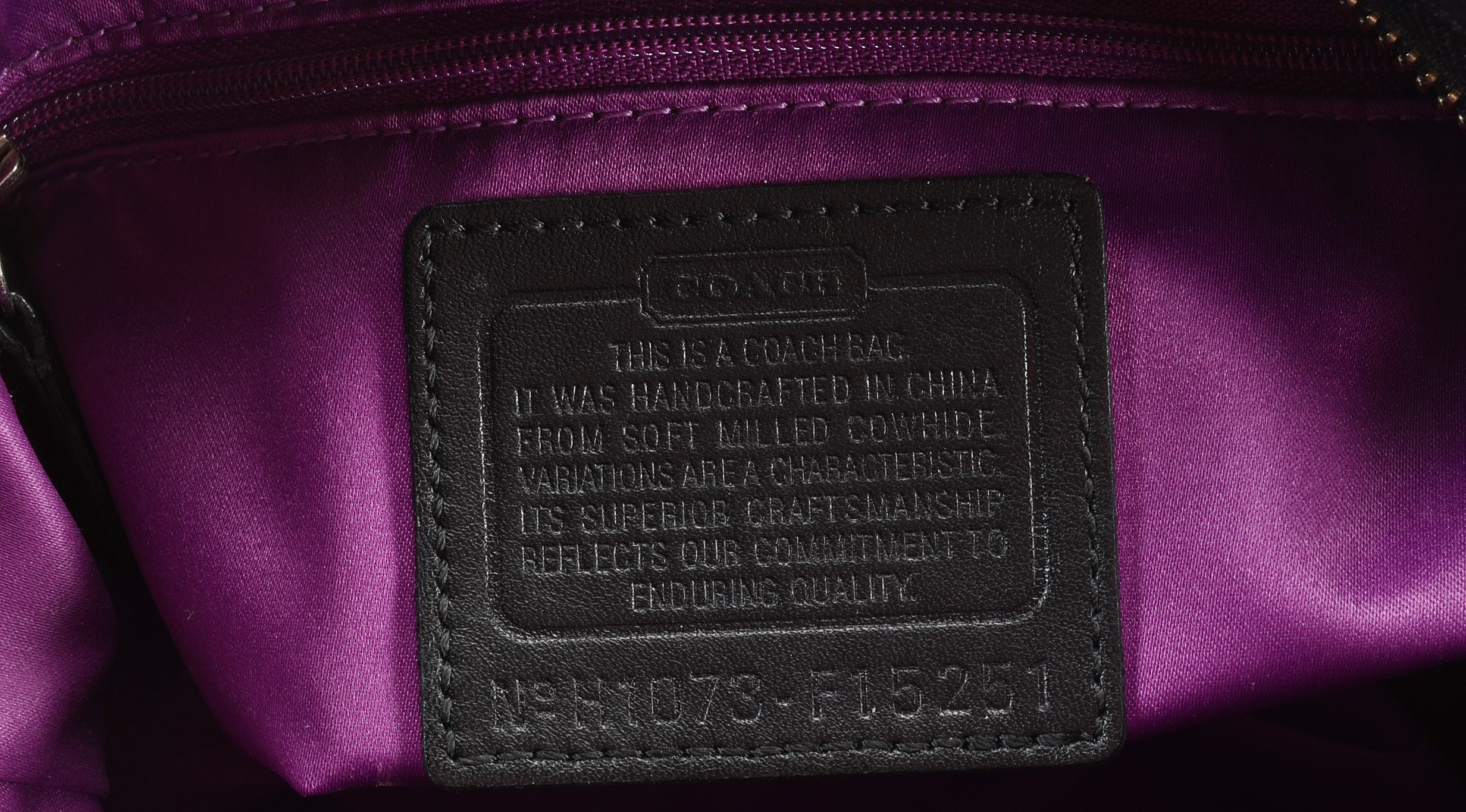 Black Coach Carly Bag