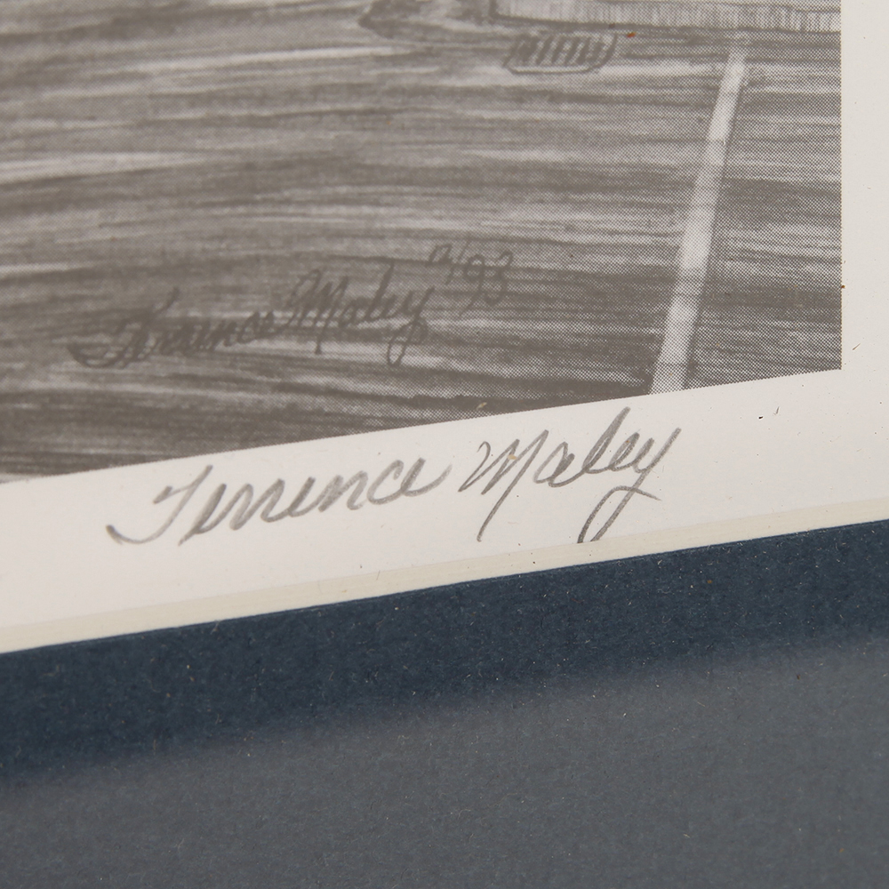 Terrance Maley Signed Limited Edition Print 'Steam Train Through LaGrange'