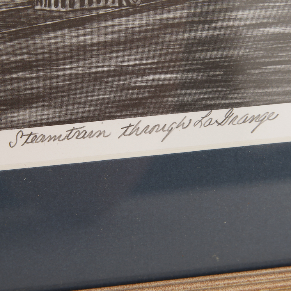 Terrance Maley Signed Limited Edition Print 'Steam Train Through LaGrange'