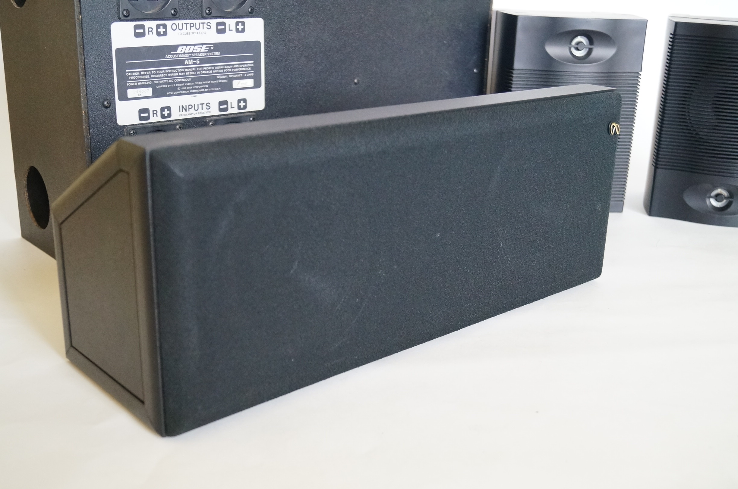 Bose Acoustimass Cube System Speakers