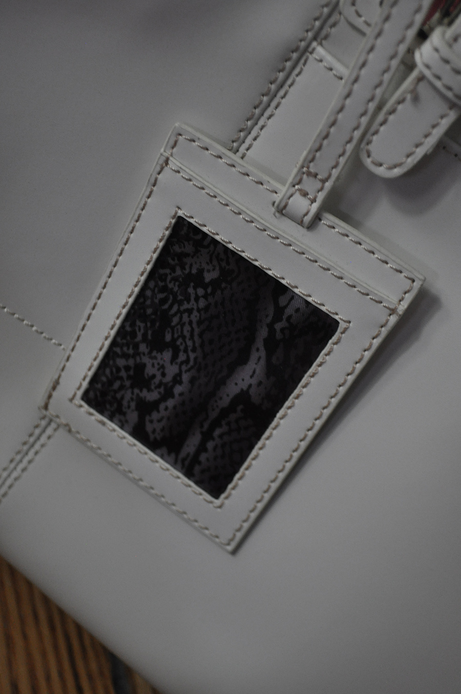 Wilsons Leather White Handbag