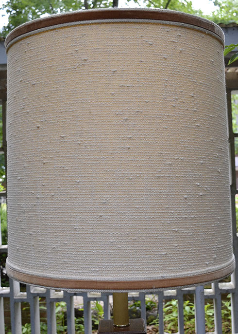 Wood and Leather Floor Lamp