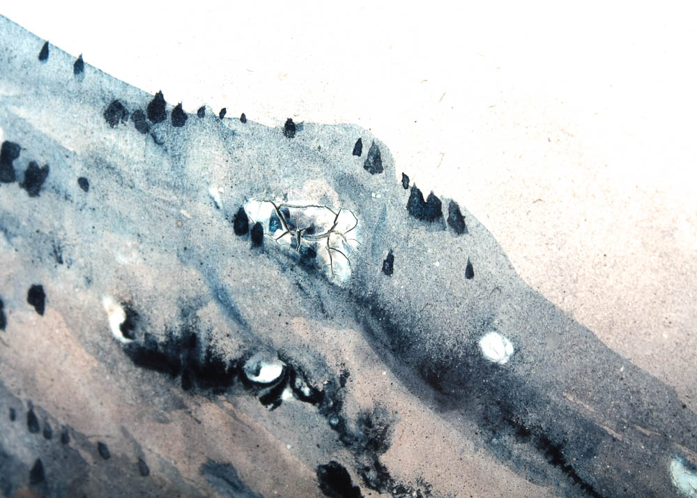 Original Signed Watercolor Landscape by Diana Kan