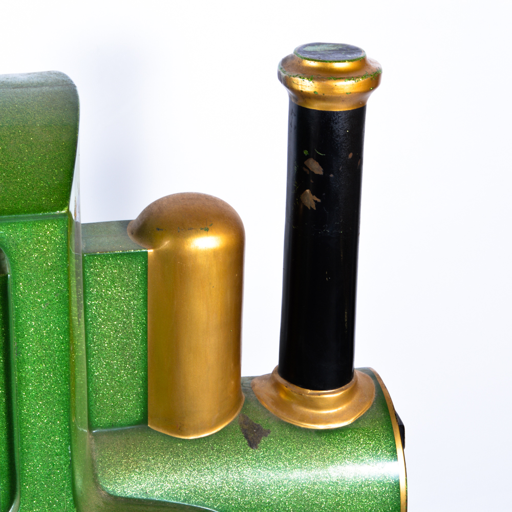 Green Coin Operated Train Ride