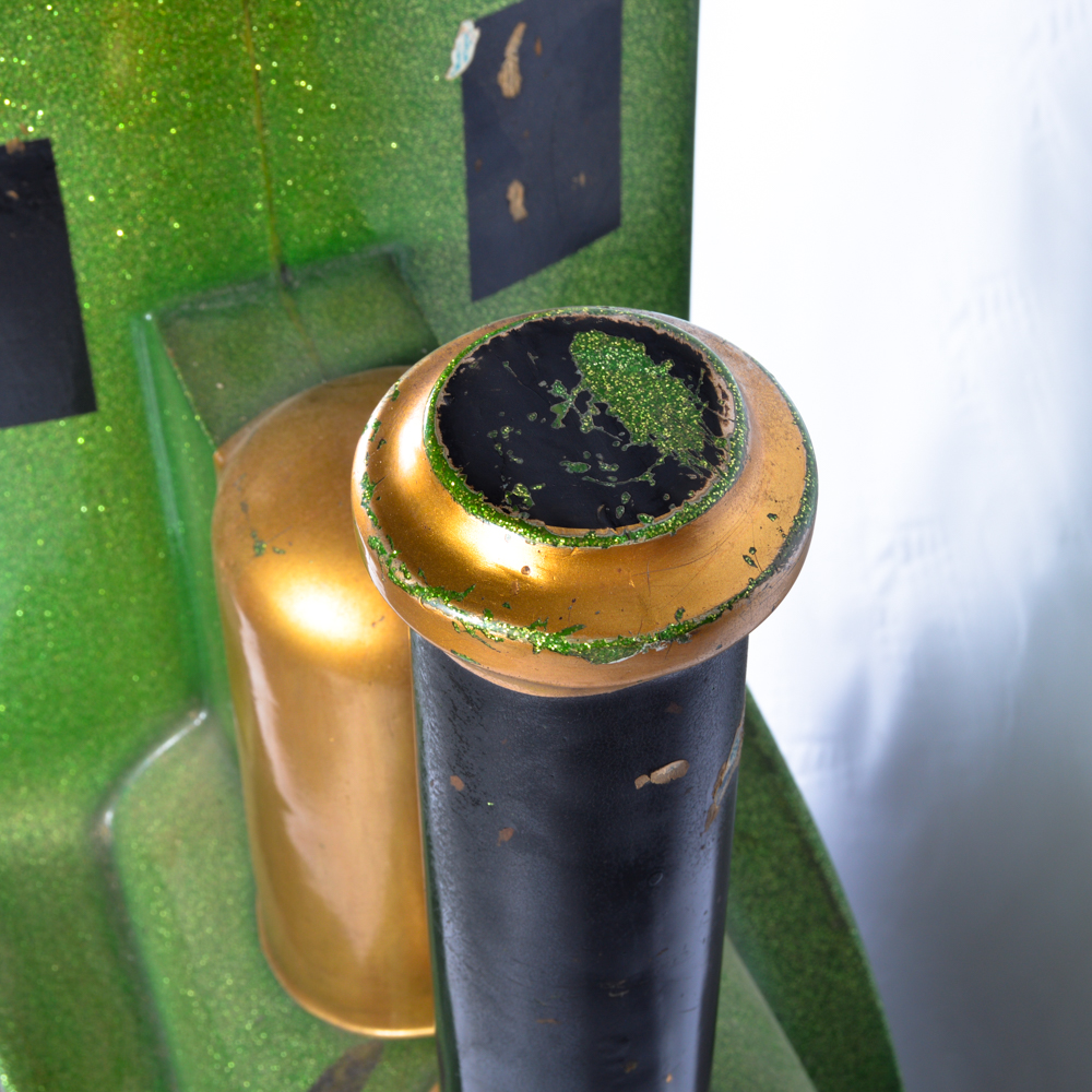 Green Coin Operated Train Ride