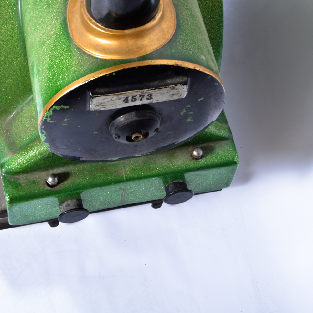 Green Coin Operated Train Ride