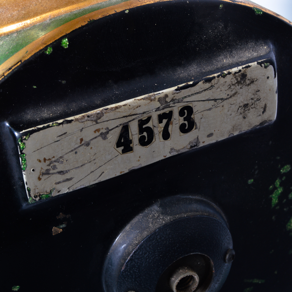 Green Coin Operated Train Ride