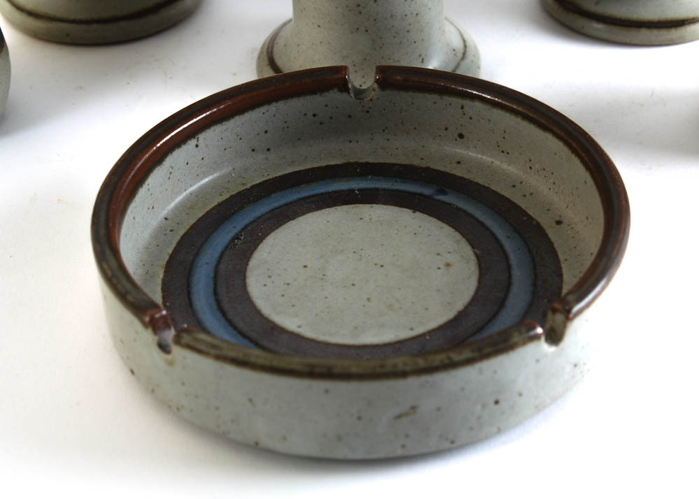 Vintage Otagiri Japan Stoneware "Horizon" Pattern