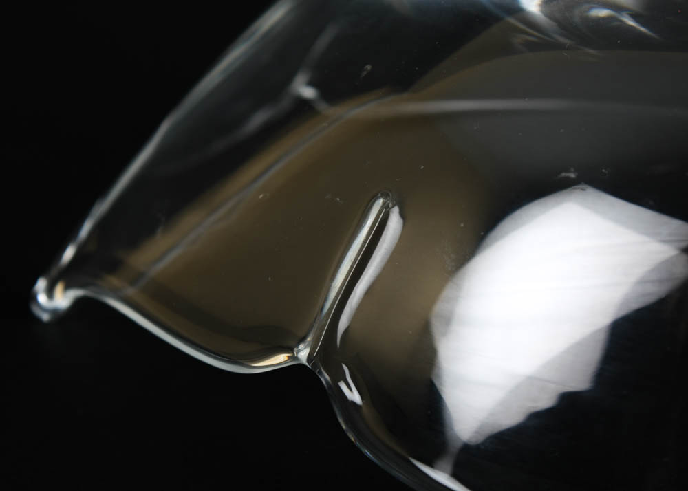 Vintage Steuben Crystal Art Glass Bowl "Calyx" and Steuben Glass Book