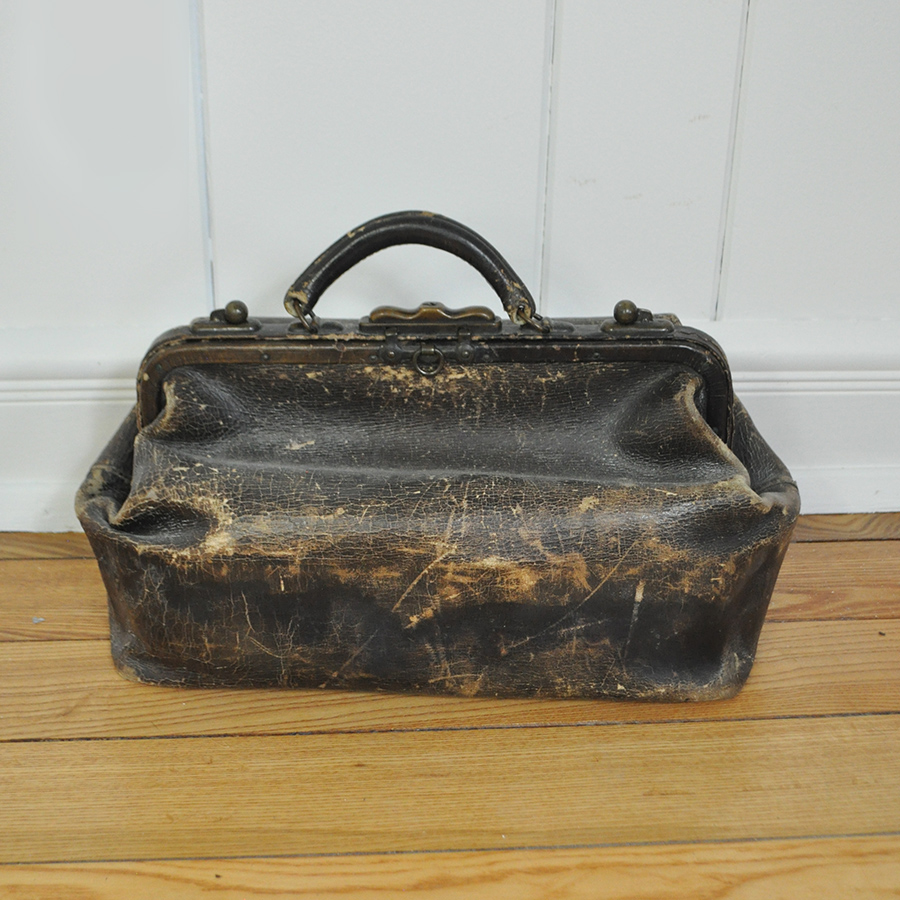 Black Leather Doctor's Bag