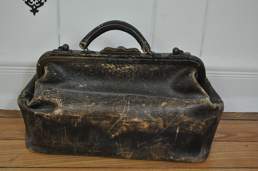 Black Leather Doctor's Bag