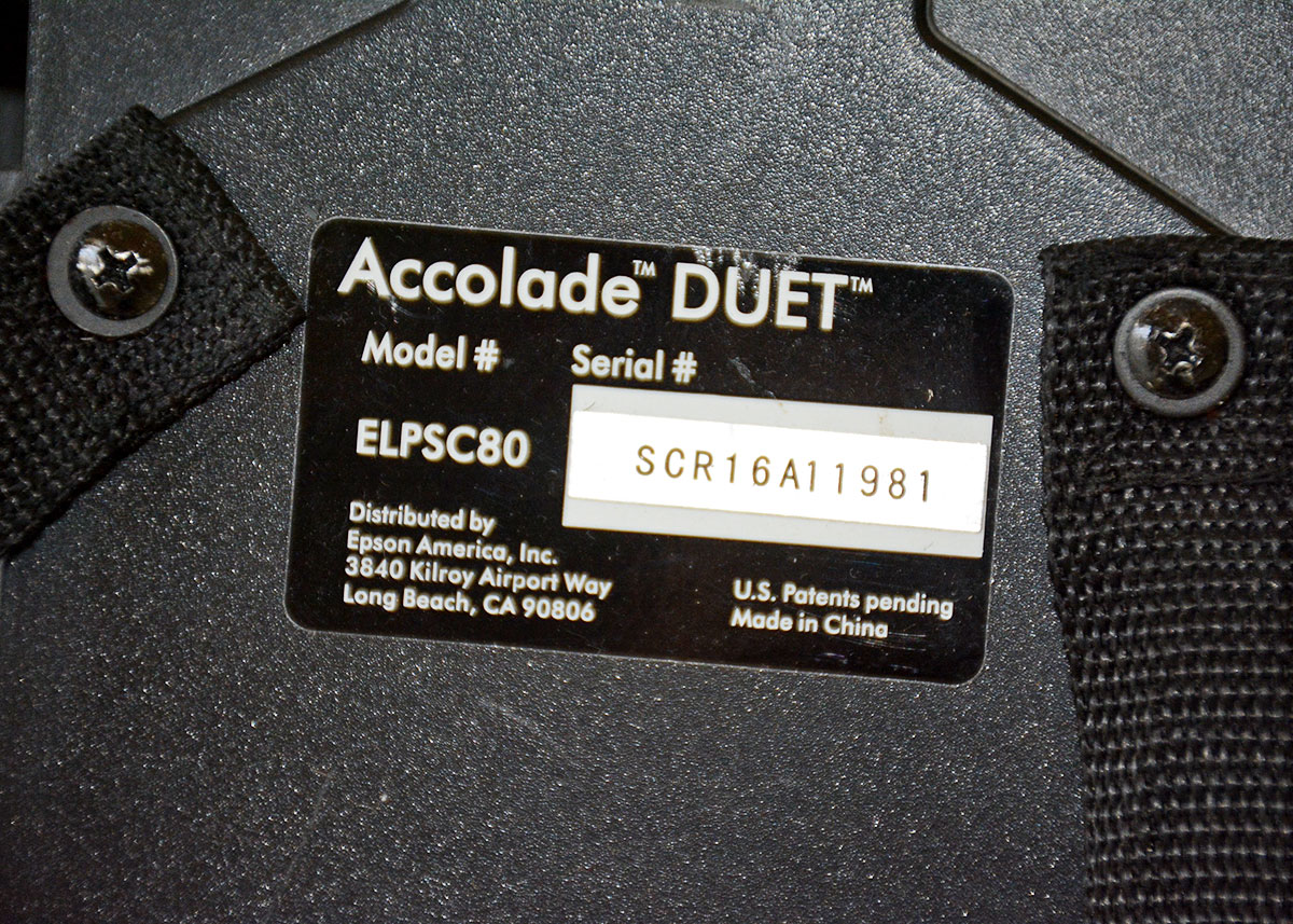 Epson Accolade Duet Projection Screen and Stand