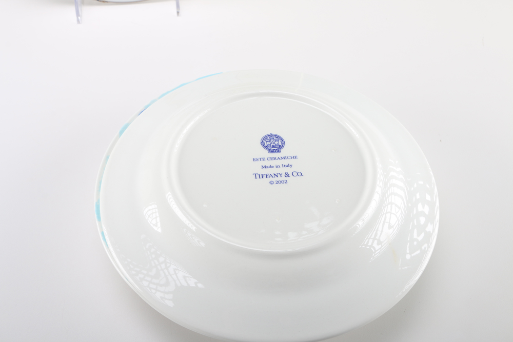 Pottery Barn and Tiffany & Co. Christmas Dinnerware with Table Accessories