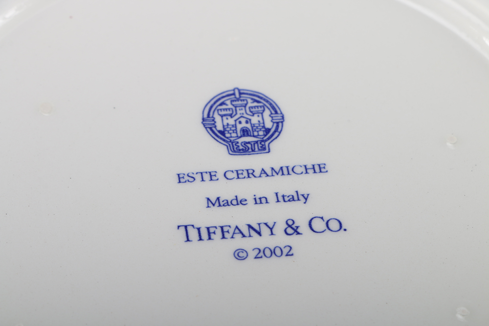 Pottery Barn and Tiffany & Co. Christmas Dinnerware with Table Accessories