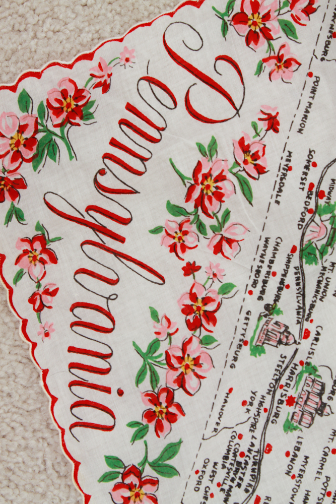 Collection of State Handkerchiefs