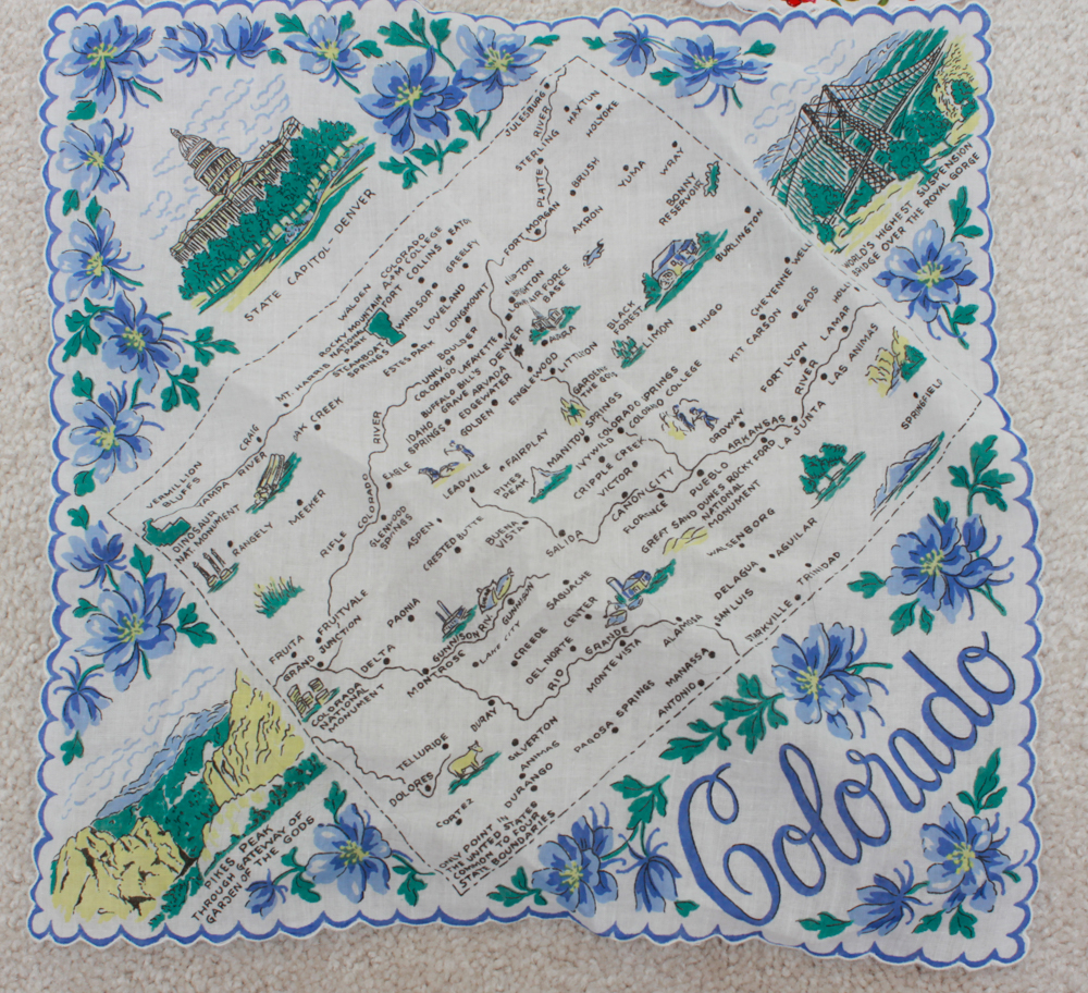 Collection of State Handkerchiefs
