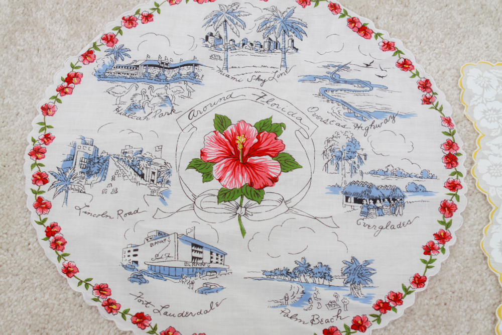 Collection of State Handkerchiefs