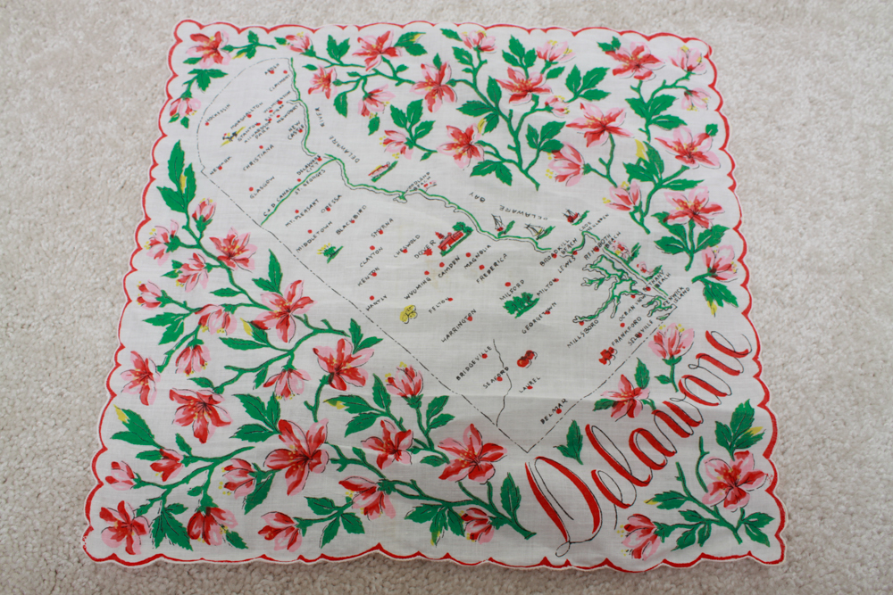 Collection of State Handkerchiefs