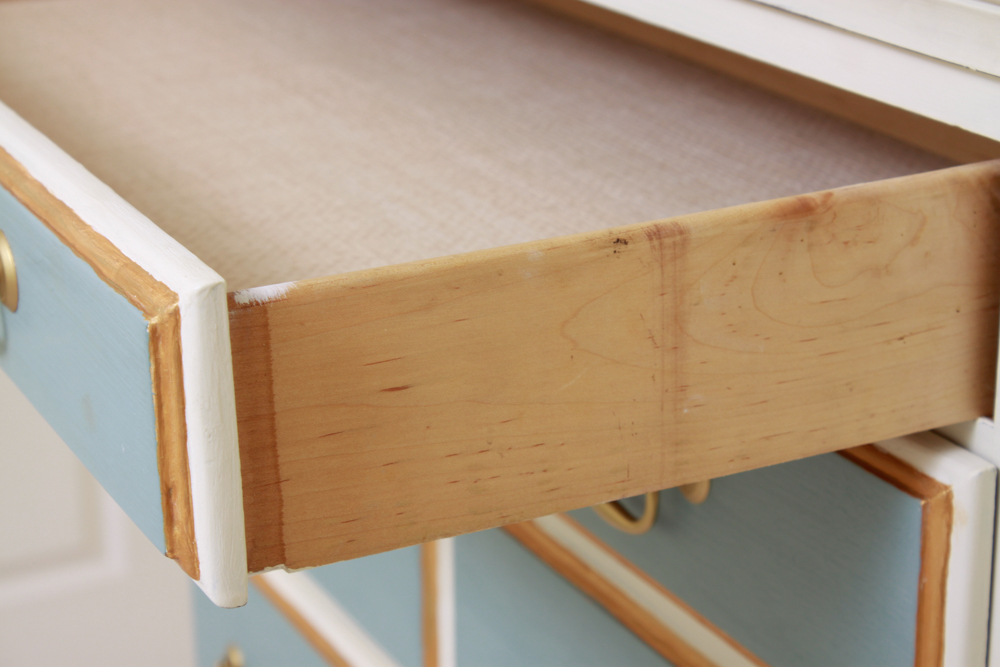 Crawford Furniture Chalk Finish Chest on Chest Dresser