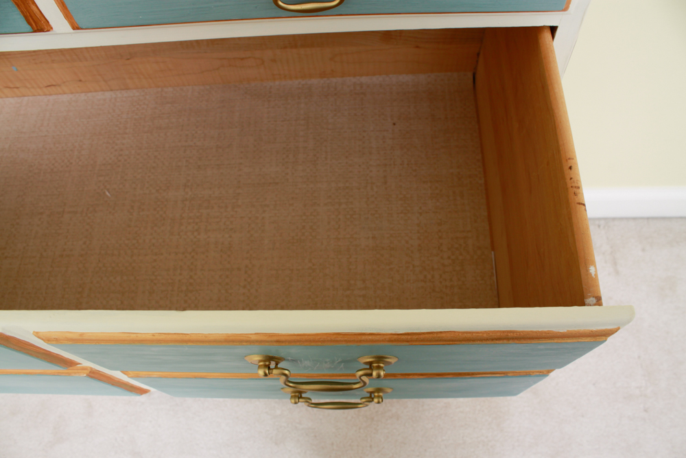 Crawford Furniture Chalk Finish Chest on Chest Dresser