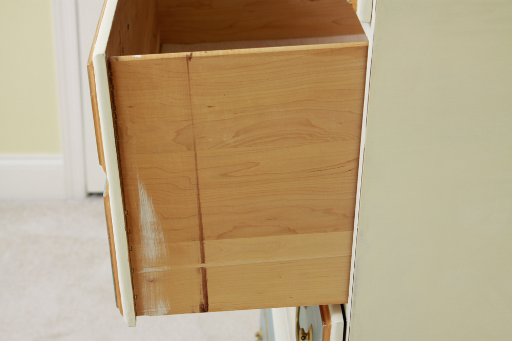 Crawford Furniture Chalk Finish Chest on Chest Dresser