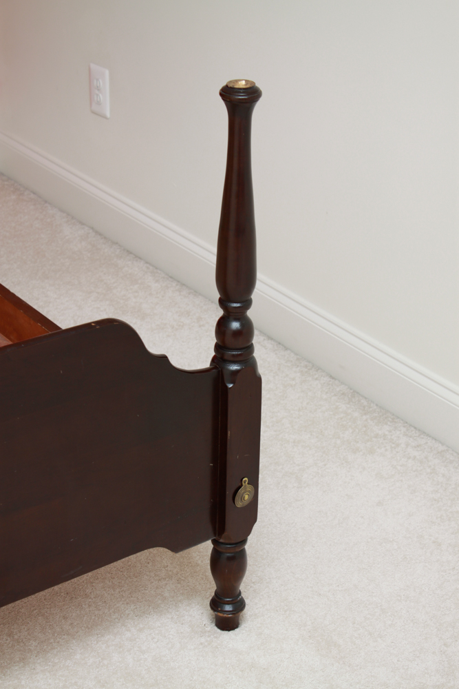 Federal Style Full Size Bed Frame