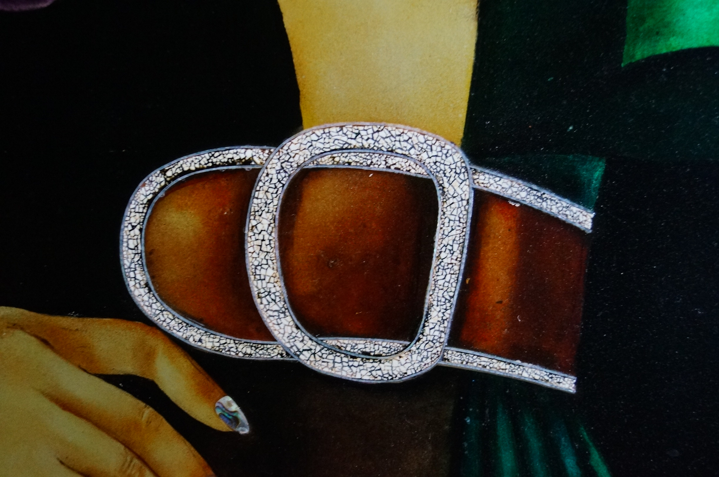 Vietnamese Lacquer Portrait by Joachim Haupt