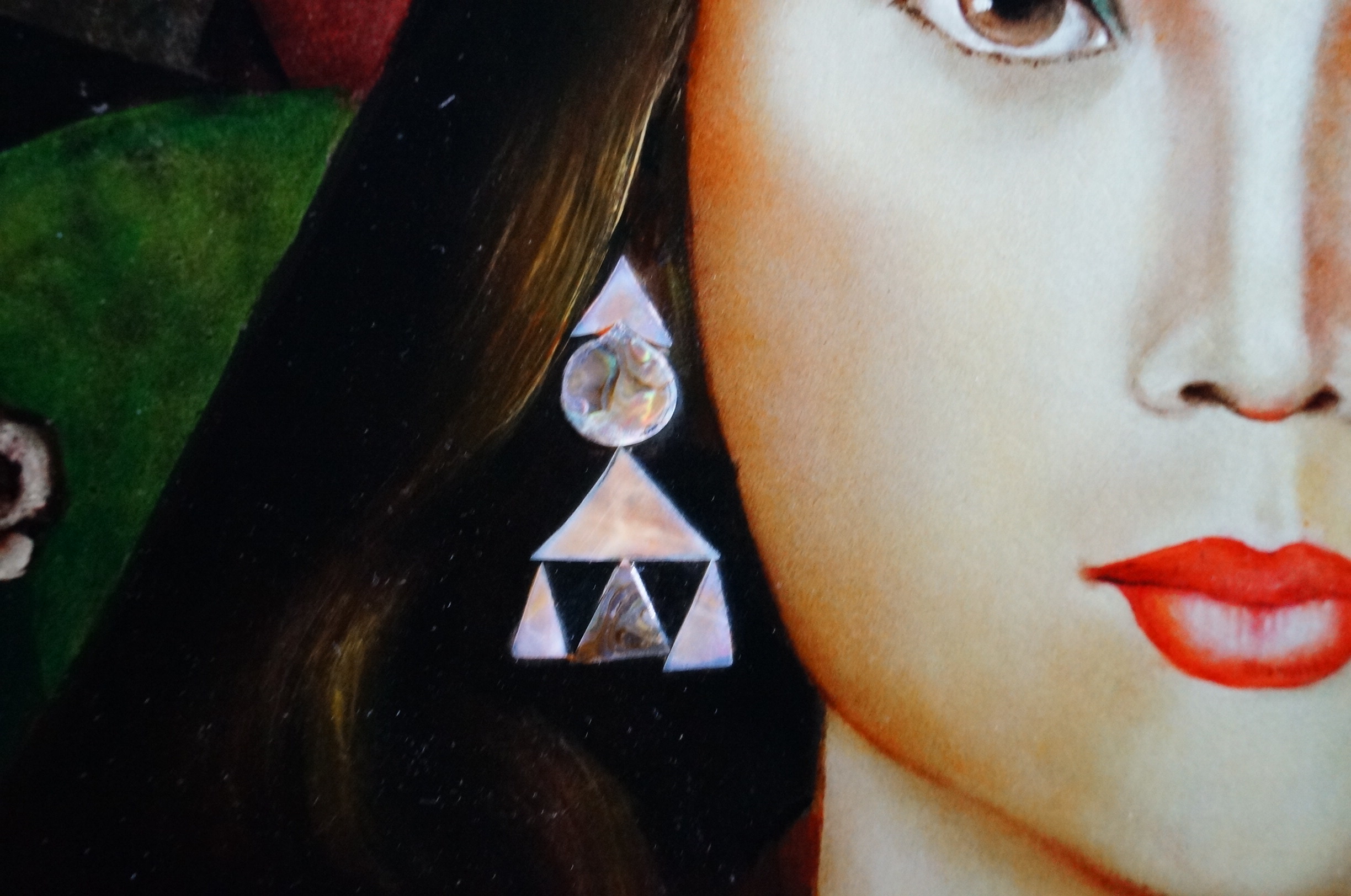 Vietnamese Lacquer Portrait by Joachim Haupt