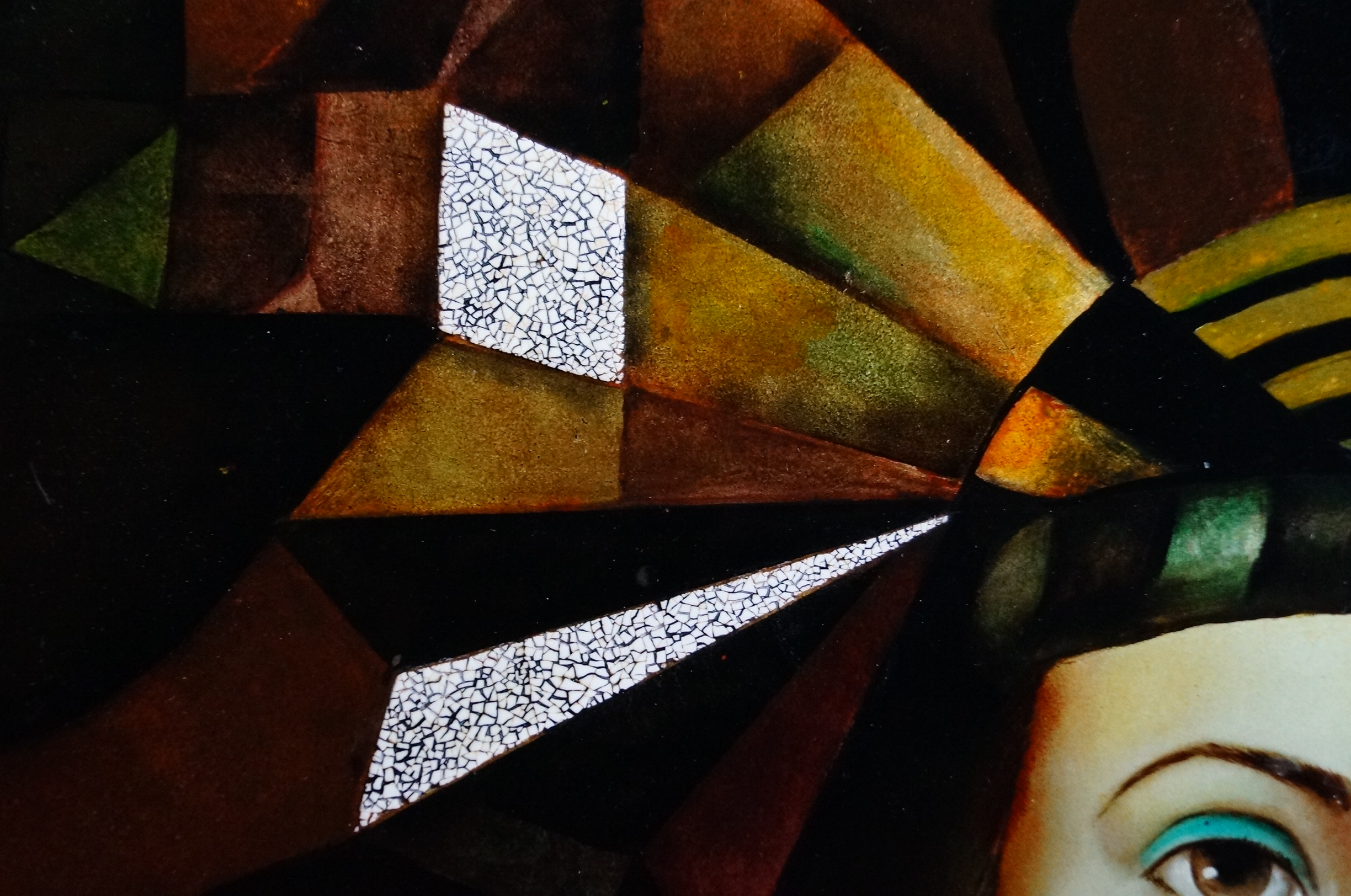 Vietnamese Lacquer Portrait by Joachim Haupt