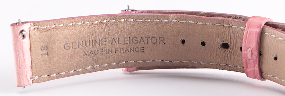 Collection of Michele Watch Bands Including Alligator