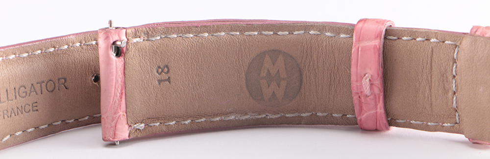 Collection of Michele Watch Bands Including Alligator