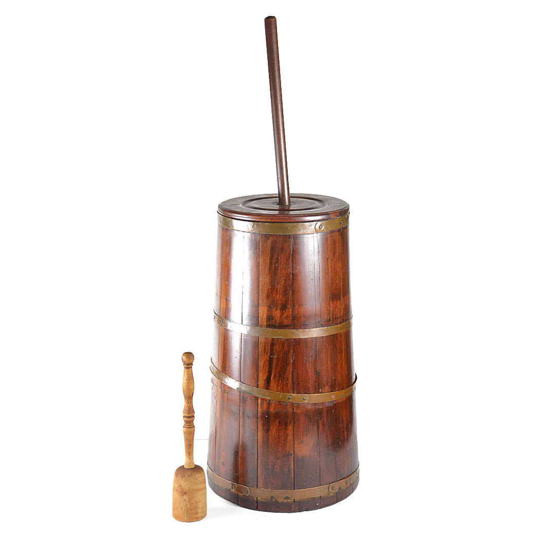 Antique Wooden Butter Churn