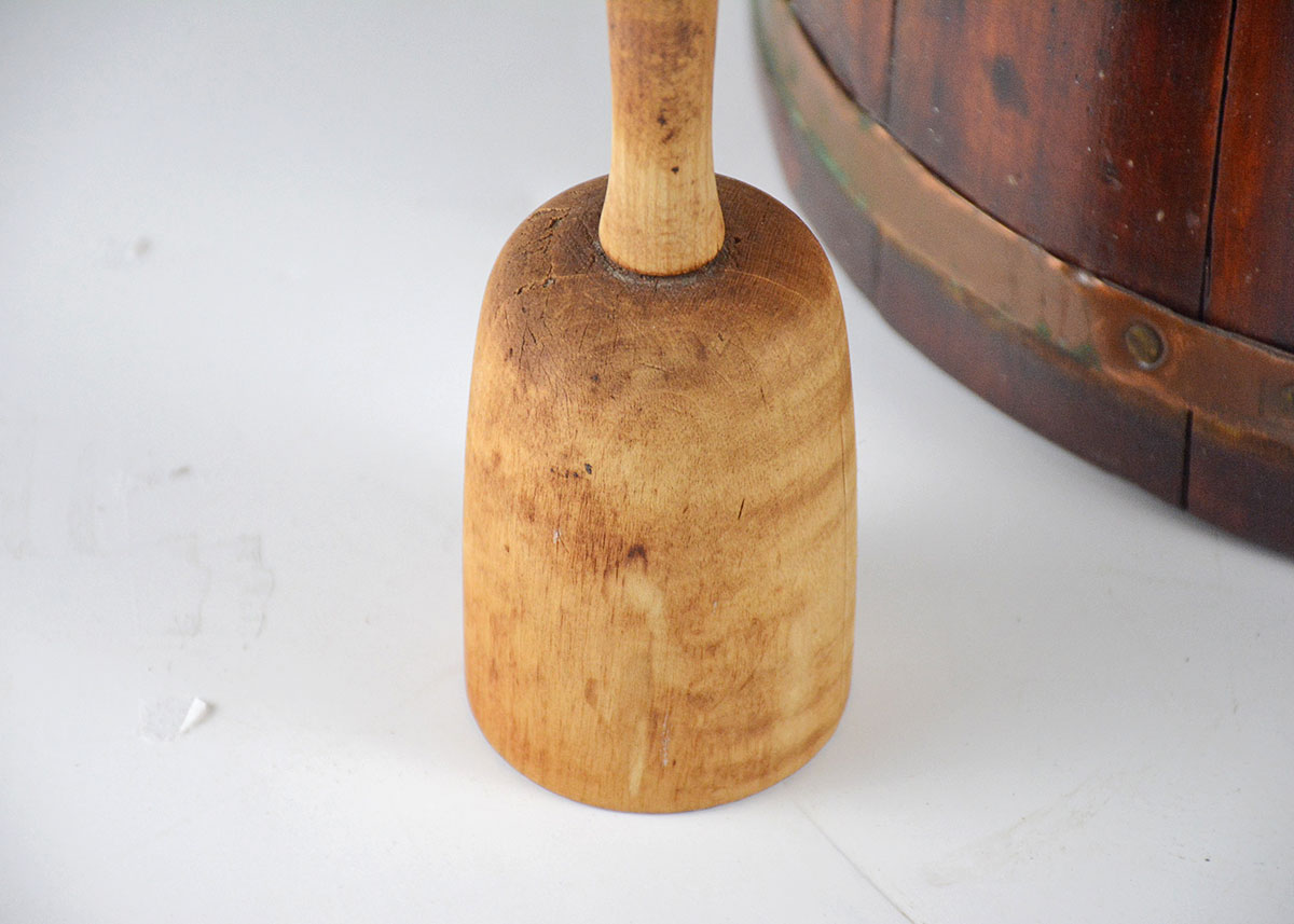 Antique Wooden Butter Churn