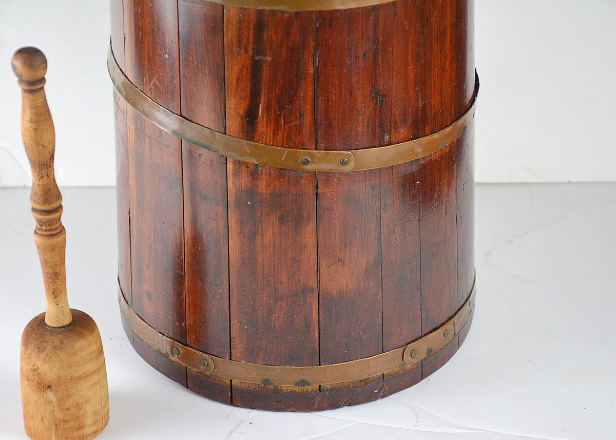 Antique Wooden Butter Churn