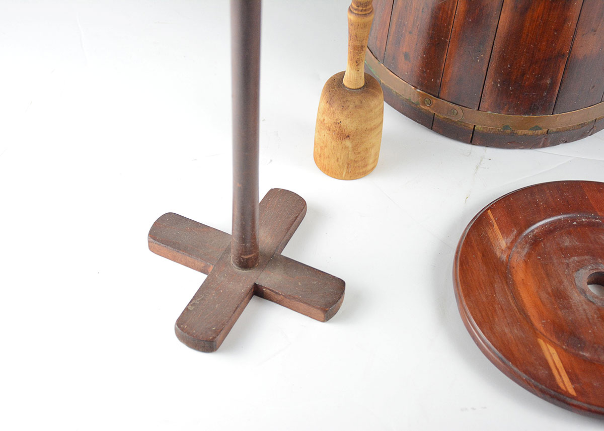 Antique Wooden Butter Churn