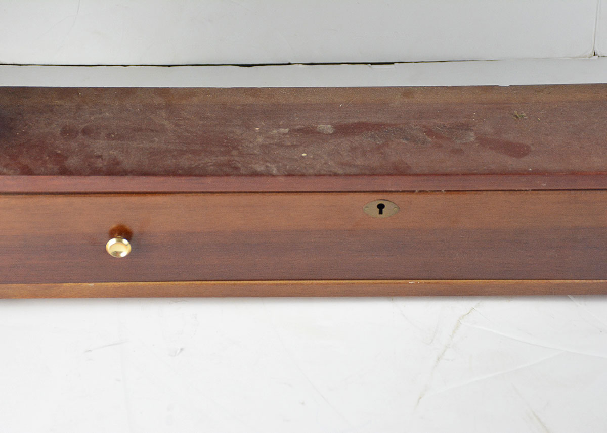 Vintage Wood Hanging Gun Rack