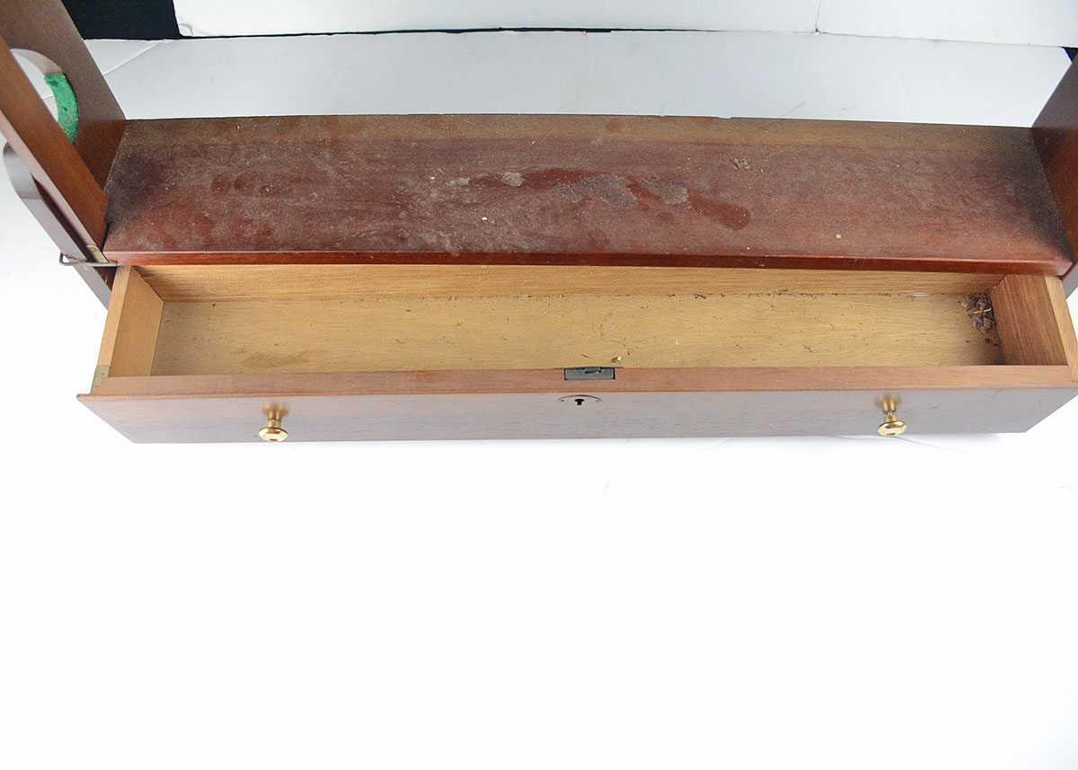 Vintage Wood Hanging Gun Rack