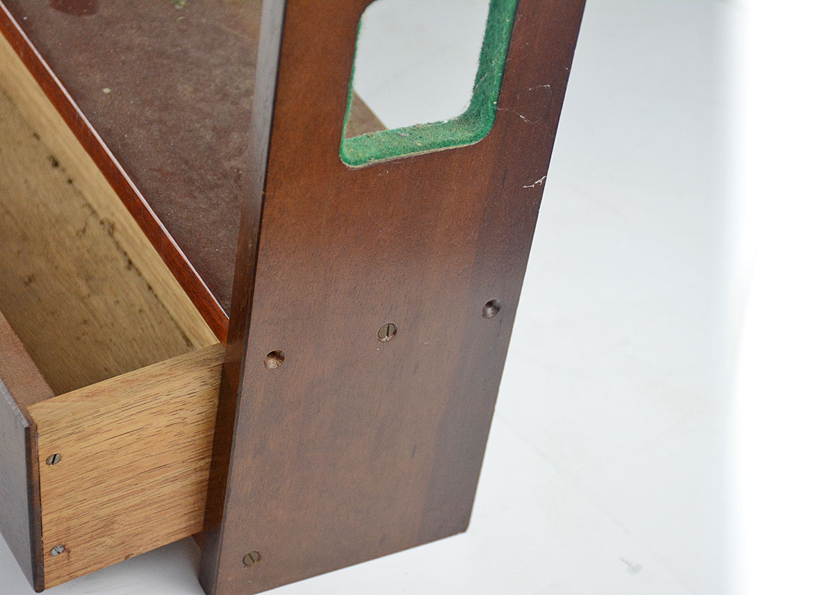 Vintage Wood Hanging Gun Rack