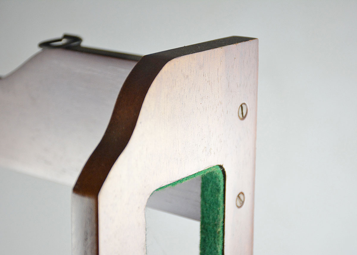 Vintage Wood Hanging Gun Rack