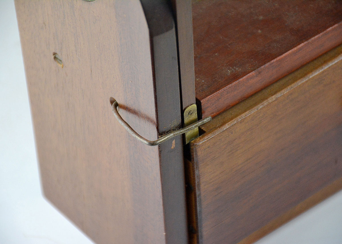 Vintage Wood Hanging Gun Rack