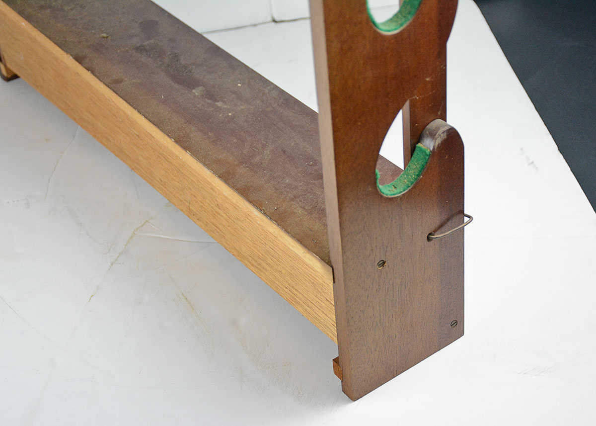 Vintage Wood Hanging Gun Rack