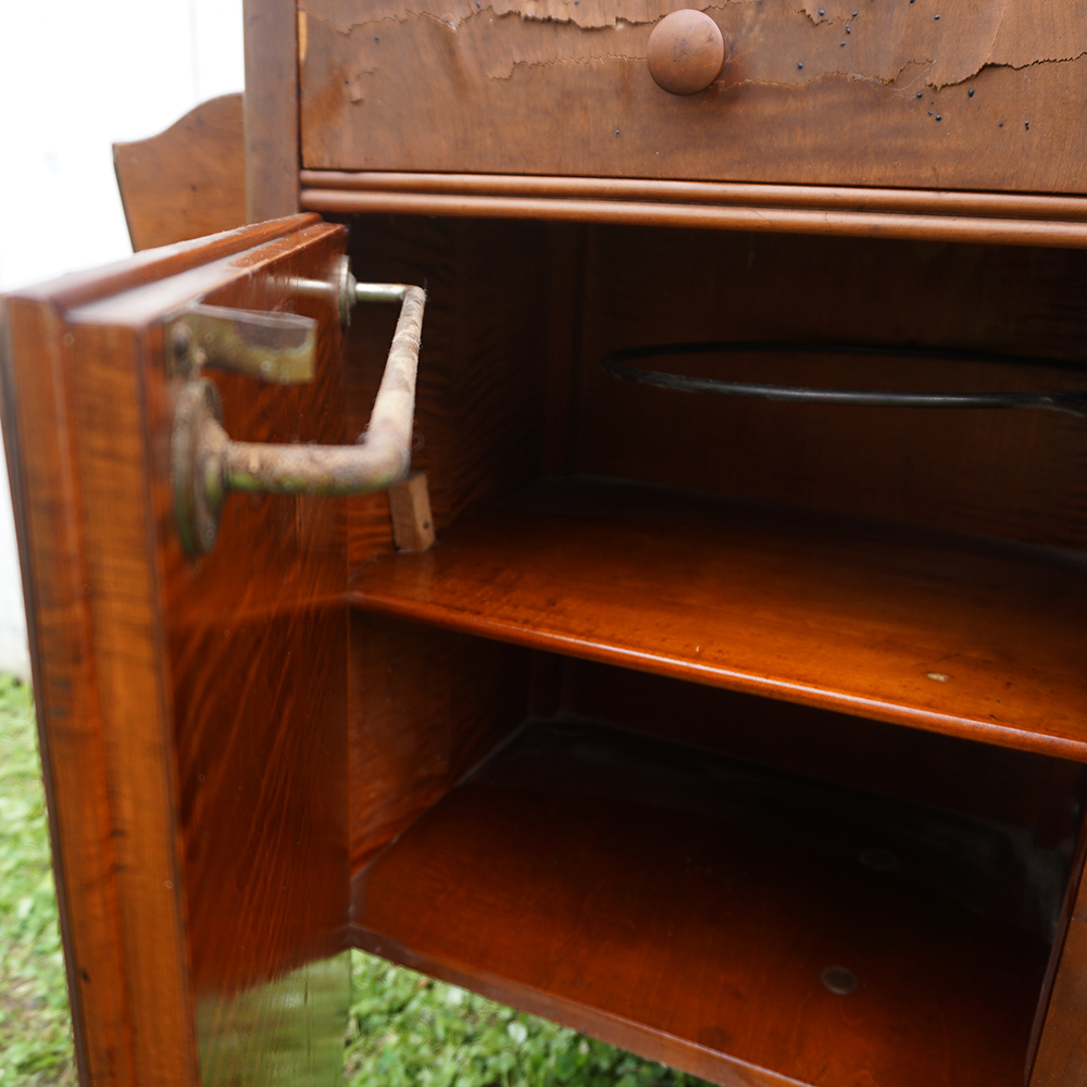Vintage Oak Hospital Table by Hill-Rom Company
