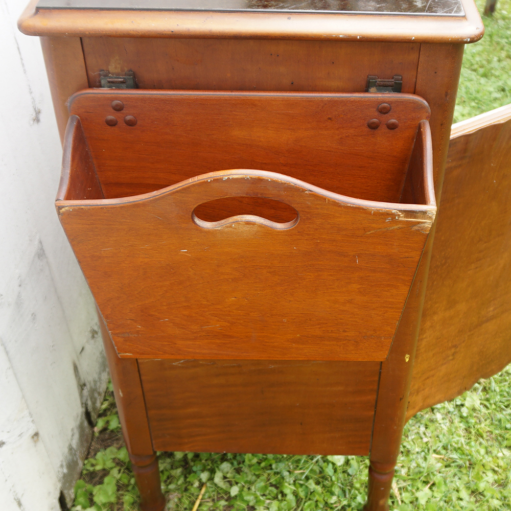 Vintage Oak Hospital Table by Hill-Rom Company